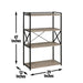 Corday - Bookcase - Light Brown - JaxCo Furniture