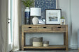 Esther - 3-Drawer Wood Console Table - Natural Sheesham - JaxCo Furniture