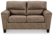 Navi - Fossil - Loveseat - JaxCo Furniture