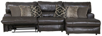 Como - 3 Piece Italian Leather Match Reclining Sofa - JaxCo Furniture