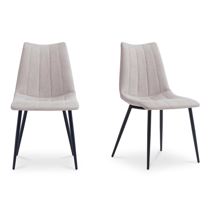 Alibi - Dining Chair (Set of 2) - Beige - JaxCo Furniture