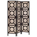 Vulcan - 3 Panel Room Divider Folding Shoji Screen - Cappuccino - JaxCo Furniture