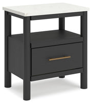 Cadmori - One Drawer Night Stand - JaxCo Furniture