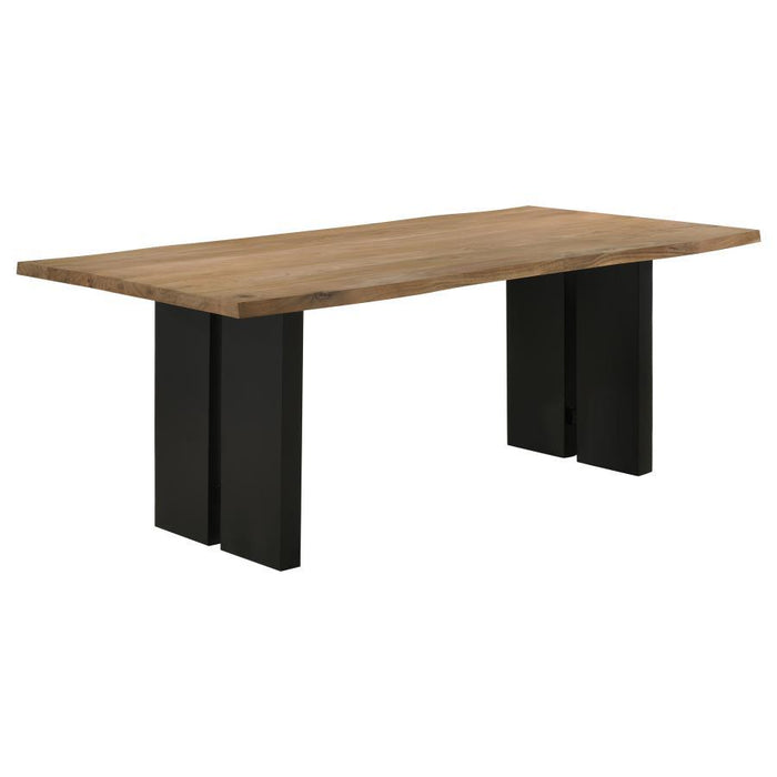 Bradshaw - Live Edge Wood Dining Table - Natural Acacia - JaxCo Furniture