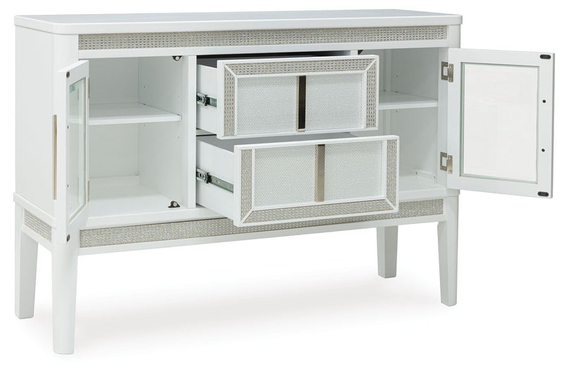 Chalanna - White - Dining Room Server - JaxCo Furniture