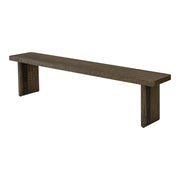 Monterey - Bench - Dark Brown - JaxCo Furniture