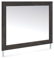 Hollivern - Dark Gray - Bedroom Mirror - JaxCo Furniture