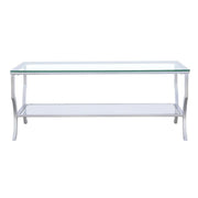Saide - Rectangular Glass Top Table - JaxCo Furniture