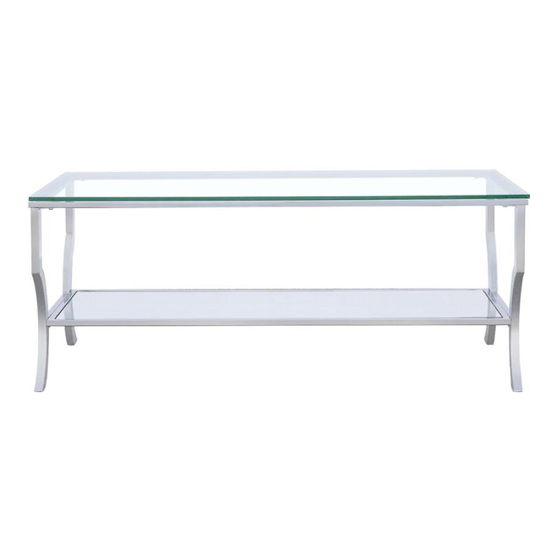 Saide - Rectangular Glass Top Table - JaxCo Furniture