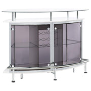 Gideon - Curved Glass Top Home Cabinet - JaxCo Furniture
