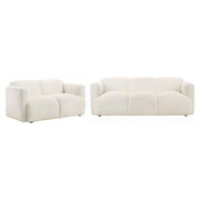 Dorset - Upholstered Round Track Arm Sofa Set - JaxCo Furniture