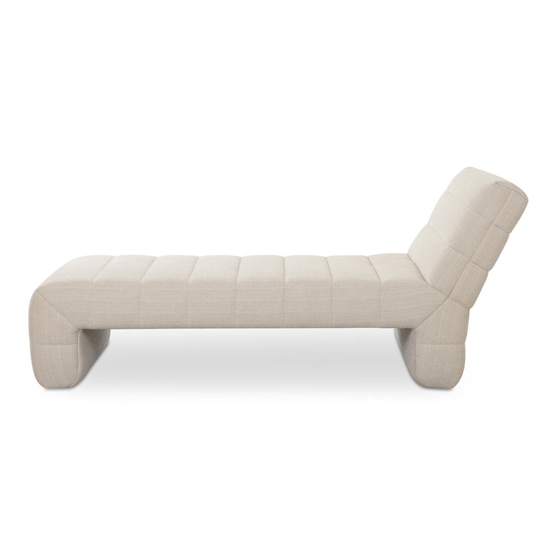 Verity - Chaise - Beige - JaxCo Furniture