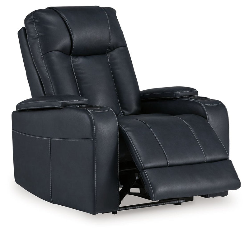 Feazada - Power Recliner With Adj Headrest - JaxCo Furniture