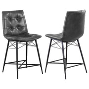Aiken - Upholstered Tufted Counter Chair (Set of 2) - JaxCo Furniture