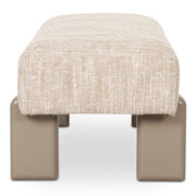Priya - Bench - Off White - JaxCo Furniture