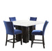 Camila - Square Counter Dining Set - White Top - JaxCo Furniture