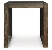 Dreggan - Brown - Square End Table - JaxCo Furniture