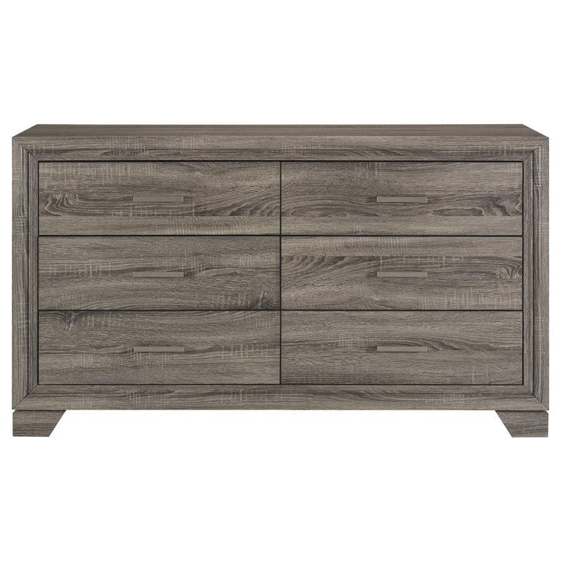 Wright - 6-Drawer Dresser Cabinet - JaxCo Furniture