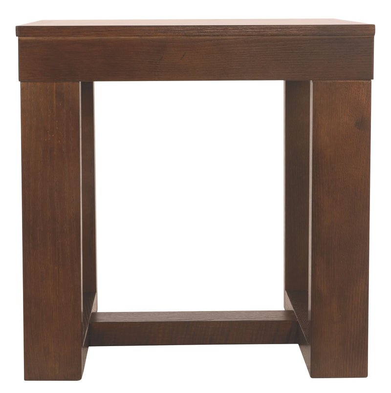 Watson - Dark Brown - Square End Table - JaxCo Furniture