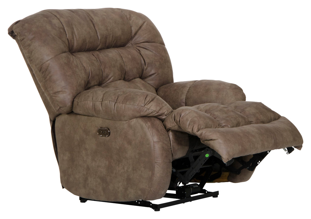 Benny - Power Wall Hugger Recliner - Coffee - 43" - JaxCo Furniture