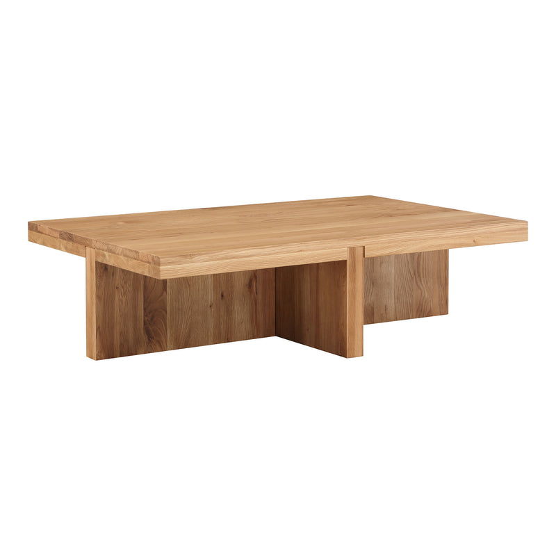 Folke - Rectangular Coffee Table - Light Brown - JaxCo Furniture