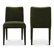 Calla - Velvet Dining Chair (Set of 2) - Green - JaxCo Furniture