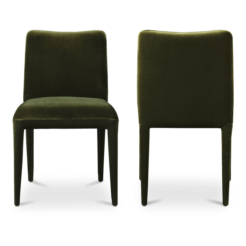 Calla - Velvet Dining Chair (Set of 2) - Green - JaxCo Furniture
