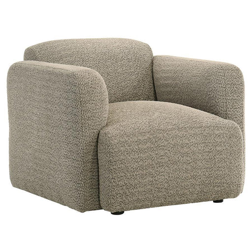 Dorset - Fabric Upholstered Round Track Arm Accent Chair - JaxCo Furniture