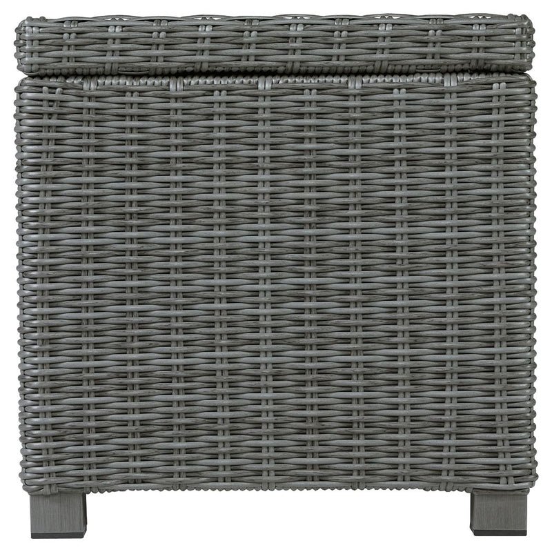 Elite Park - Gray - Square End Table - JaxCo Furniture