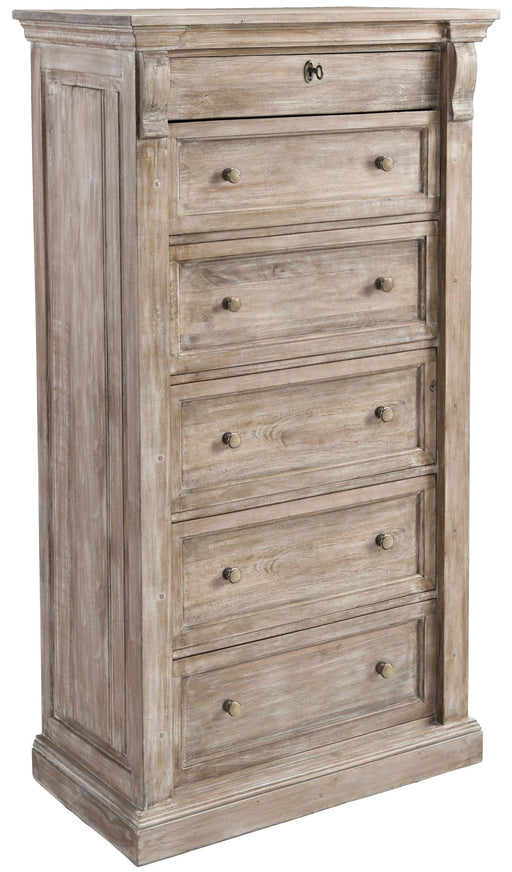 Adelaide - 6 Drawer Chest - Natural White Wash - JaxCo Furniture