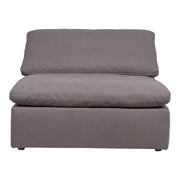 Clay - Livesmart Fabric Slipper Chair - Light Gray - JaxCo Furniture