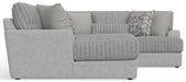 Titan - Sectional With Comfort Coil Seating And Accent Pillows - JaxCo Furniture