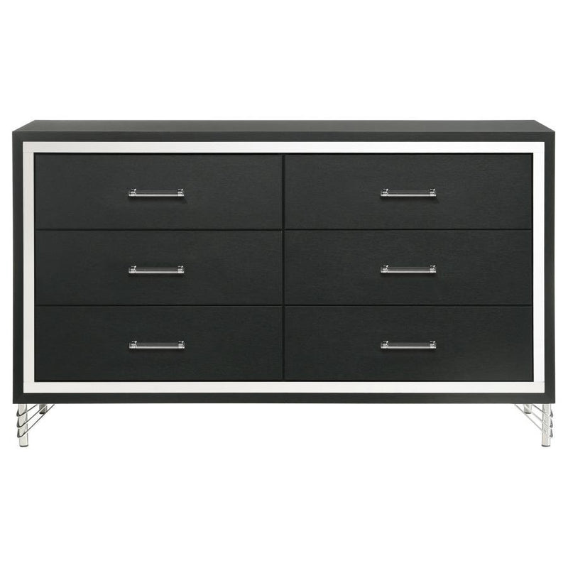 Lucia - 6-Drawer Dresser - JaxCo Furniture