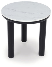 Xandrum - Black / White - Occasional Table Set (Set of 3) - JaxCo Furniture