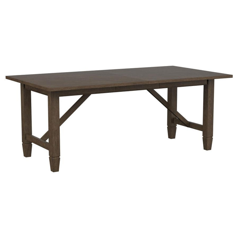Matisse - Rectangular Wood Dining Table - Dark Brown - JaxCo Furniture