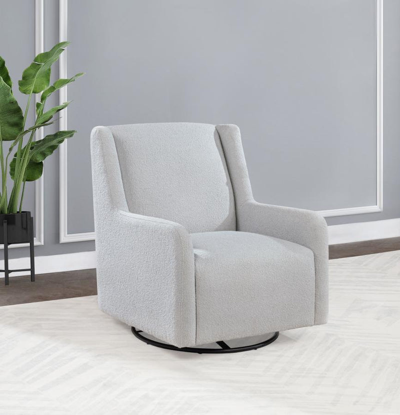 Serra - Boucle Upholstered Swivel Glider Recliner - JaxCo Furniture