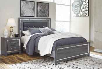 Lodanna - Panel Bed With Roll Slats - JaxCo Furniture