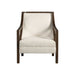 Hopkins - Accent Chair With Brown Frame - JaxCo Furniture