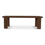Marina - Ourdoor Dining Bench - Dark Brown - JaxCo Furniture