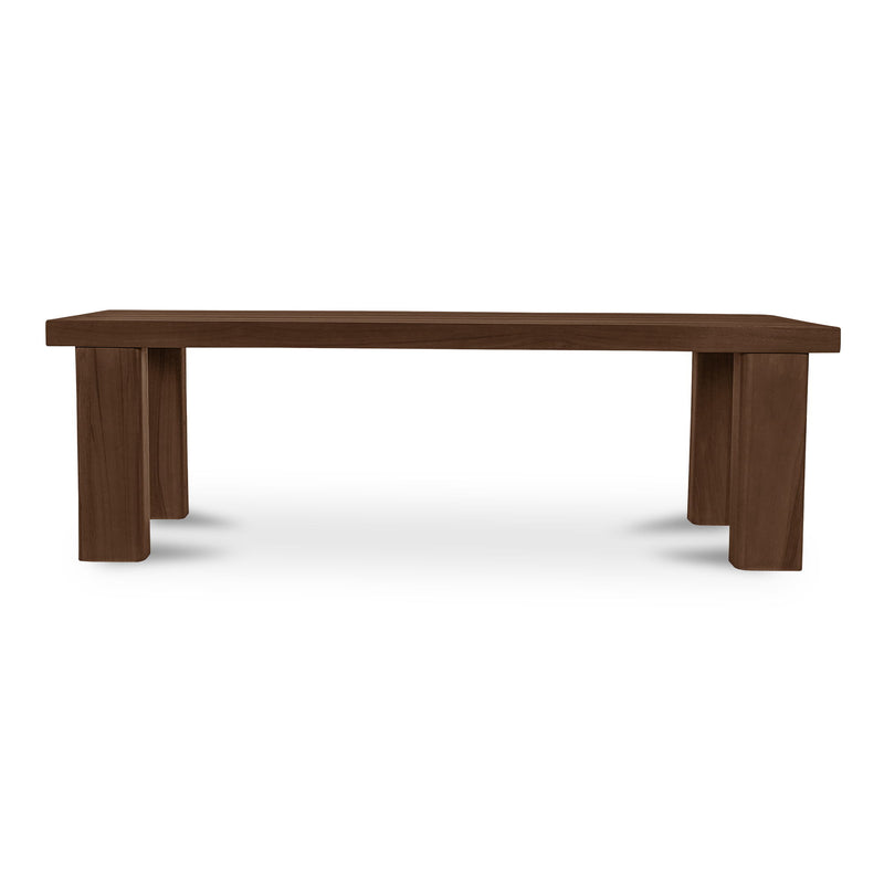 Marina - Ourdoor Dining Bench - Dark Brown - JaxCo Furniture