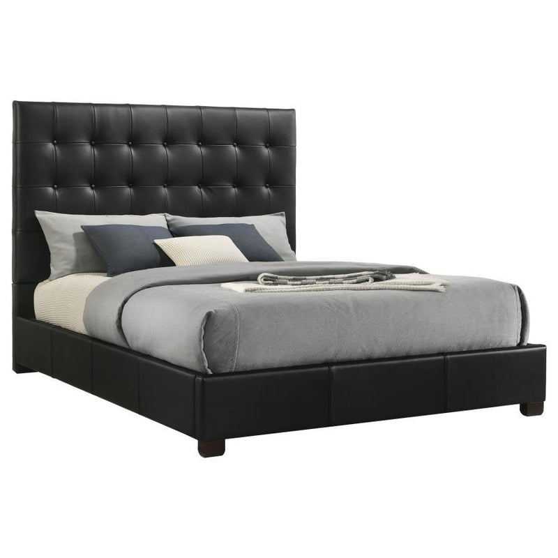 Medley - Genuine Leather Platform Bed - JaxCo Furniture