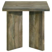Andando - Square Solid Wood End Table - Mango Brown - JaxCo Furniture