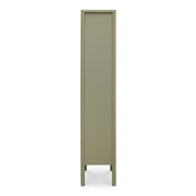 Hannah - Tall Display Cabinet - Green - JaxCo Furniture
