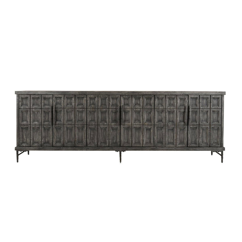 Willmark - 6 Door Iron Leg Sideboard - JaxCo Furniture
