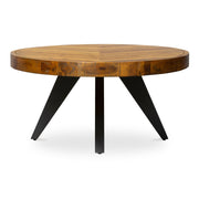 Parq - Oval Coffee Table - Brown - JaxCo Furniture