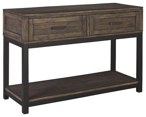 Johurst - Grayish Brown - Sofa Table - JaxCo Furniture