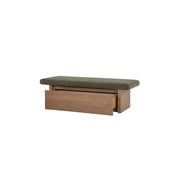 Gemma - Storage Bench - Dark Green - JaxCo Furniture