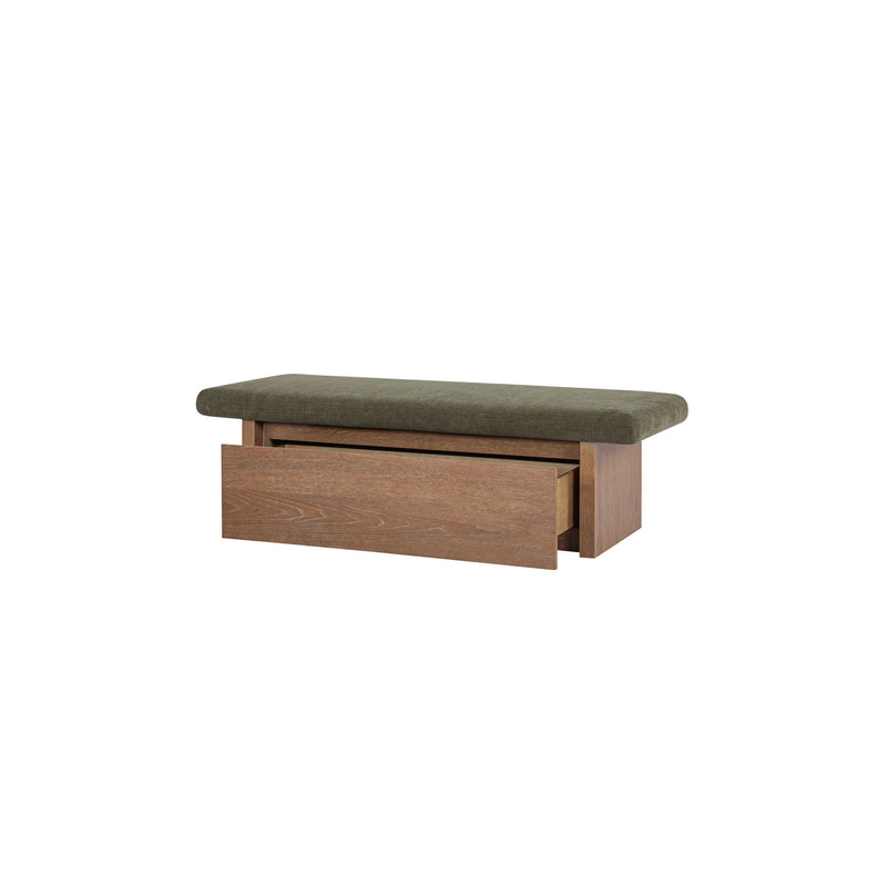 Gemma - Storage Bench - Dark Green - JaxCo Furniture