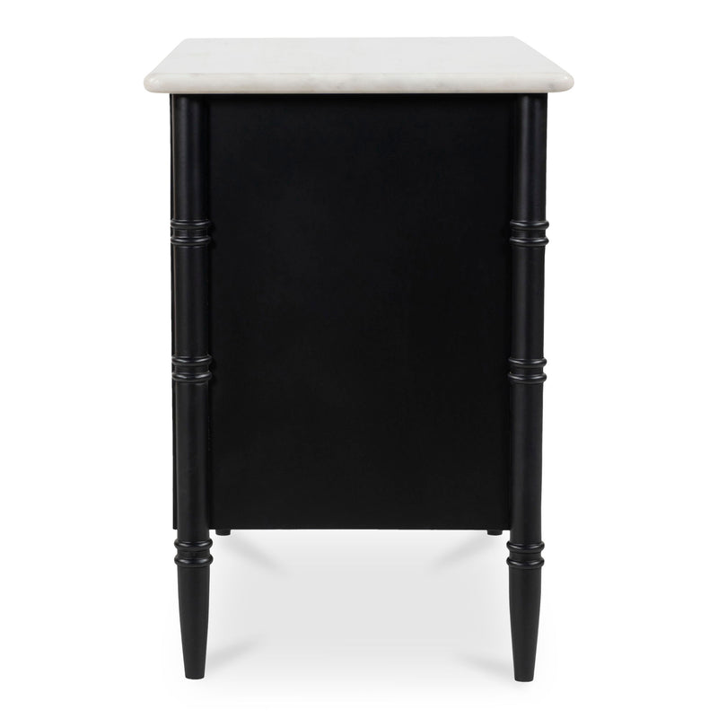 Eleanor - Nightstand - Black - JaxCo Furniture
