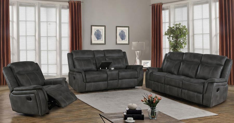 Lawrence - Upholstered Reclining Sofa Set - JaxCo Furniture